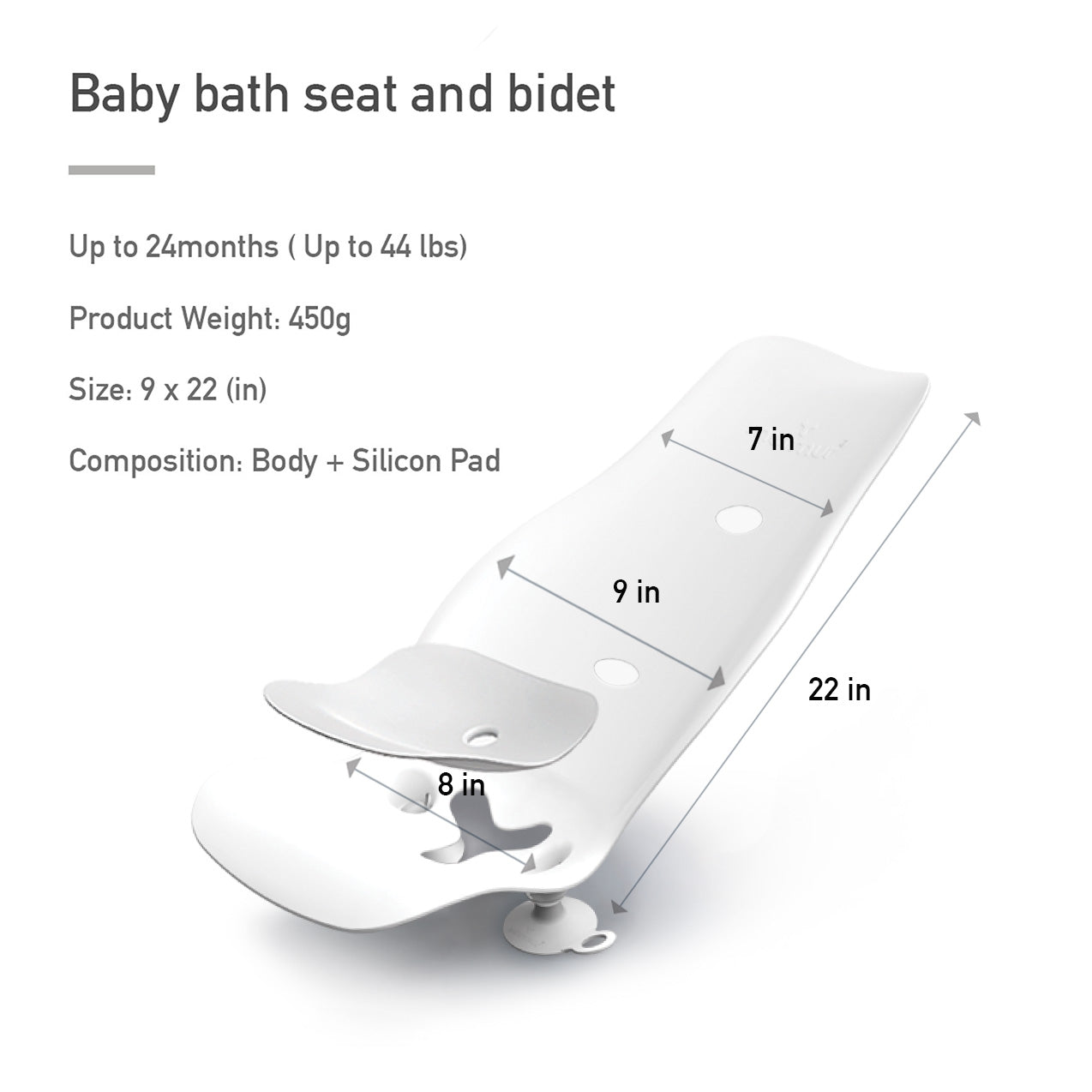 Baby Bath Seat and Bidet by murmur