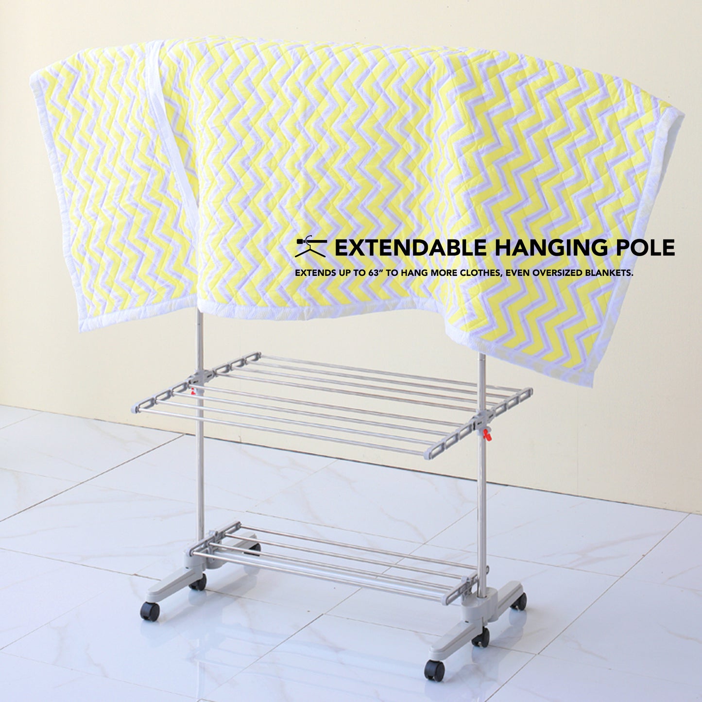 Hanger Type Foldable Clothes Drying Rack