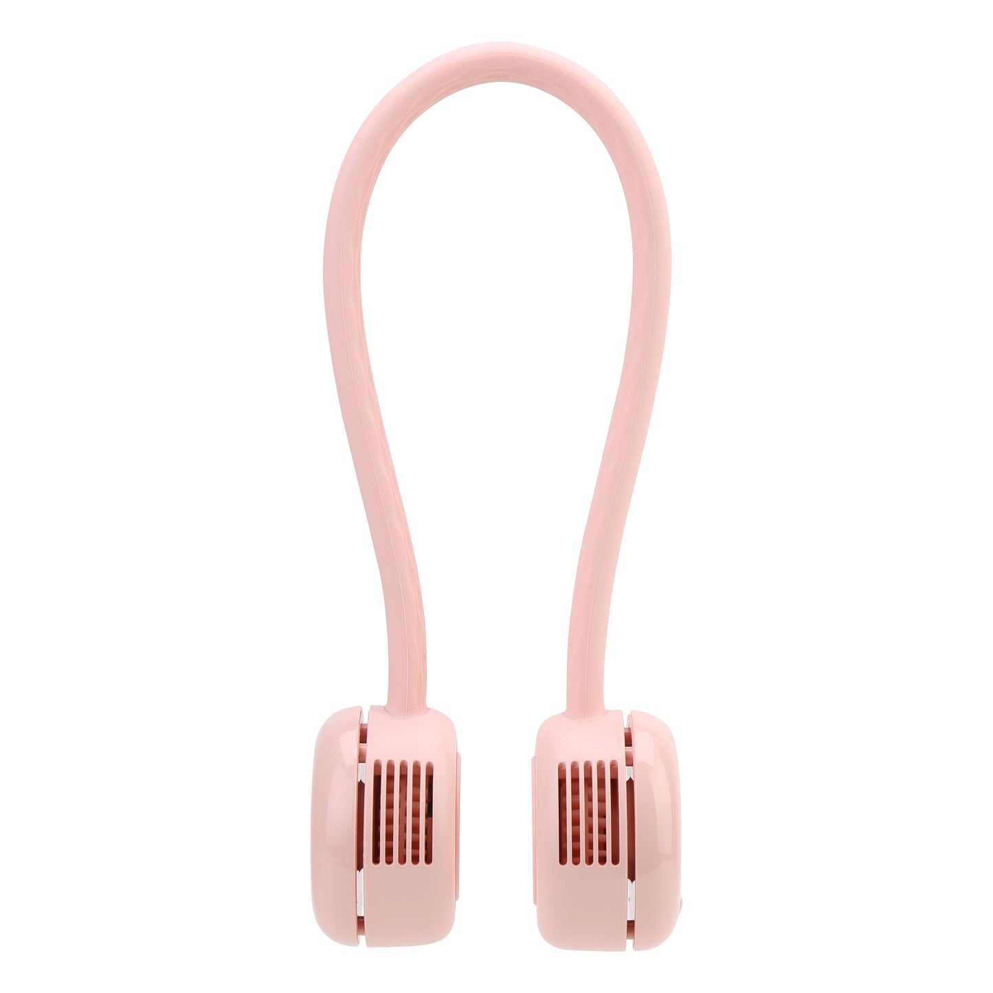 Bladeless Neckband Rechargeable Portable Fan Baby Pink