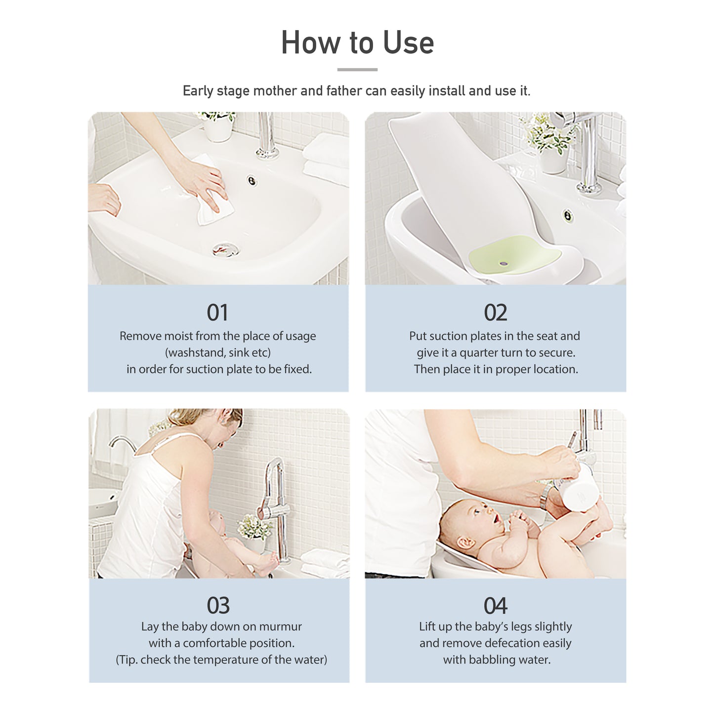 Baby Bath Seat and Bidet by murmur