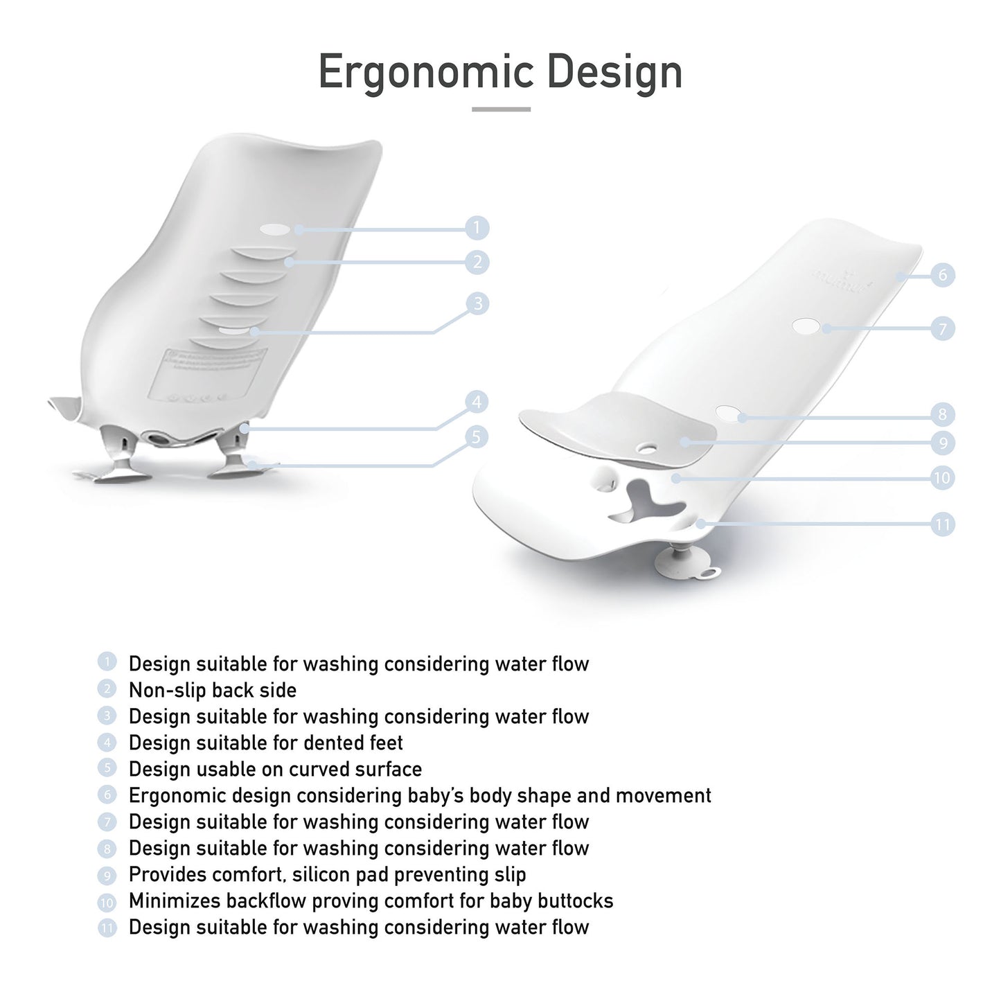 Baby Bath Seat and Bidet by murmur