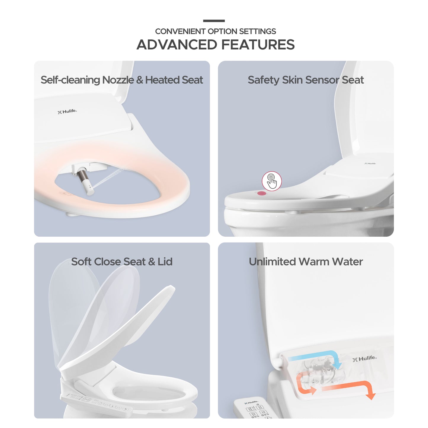 HLB-2000EC Touch Control Electric Bidet Seat