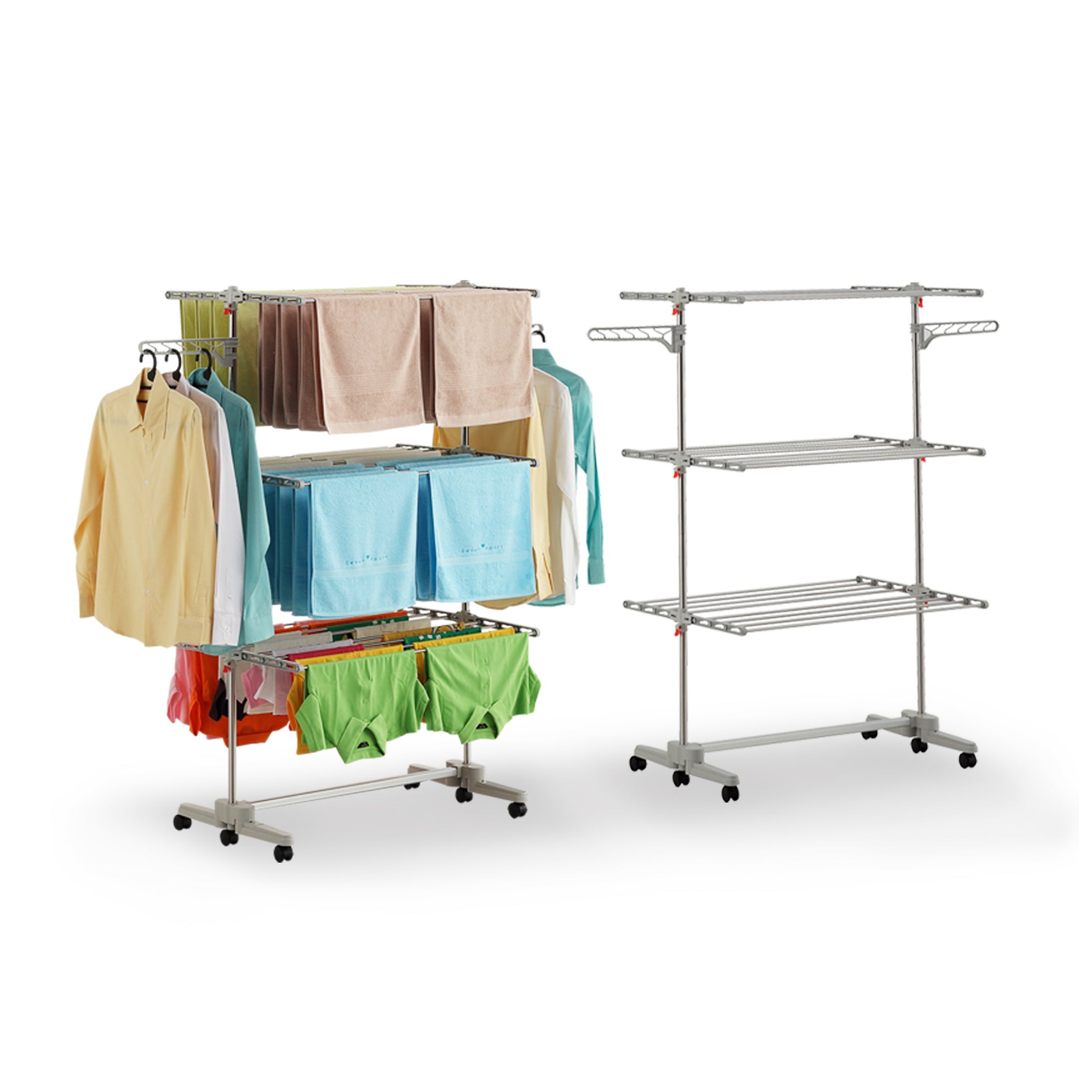 Hyfive Clothes Drying Rack 3 Tier Airer Portable